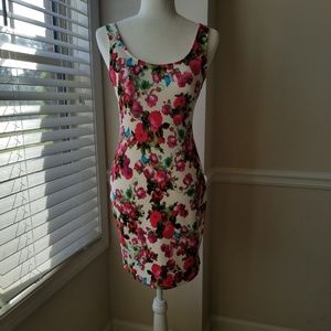 AQUA Floral Dress Size Medium